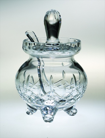 Pl-134 Plaza 6 In. Crystal Honey Jar With Spoon