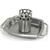 69133 Stainless Chicken Roaster With Pan