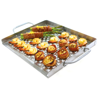 69712 Professional Stainless Steel Flat Grill Topper