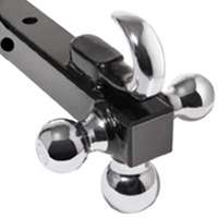 7031400 2 In. Tri Ball Mount With Hook