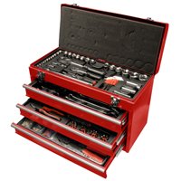 1204593 3 Drawer Tool Chest, Red
