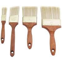 7445430 Wood Handle Brush Set - 4 In.