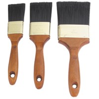 3 Piece Wood Handle Brush Set