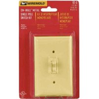Wiremold 1684422 Outlet Box Single Switch Ivory