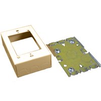 Wiremold 1684398 Ivory Deep Outlet Box 1.37 In.