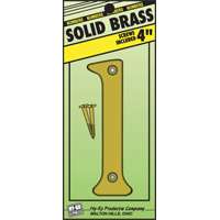 Hy-ko Products 250977 4 In. No.1 Brass House Number