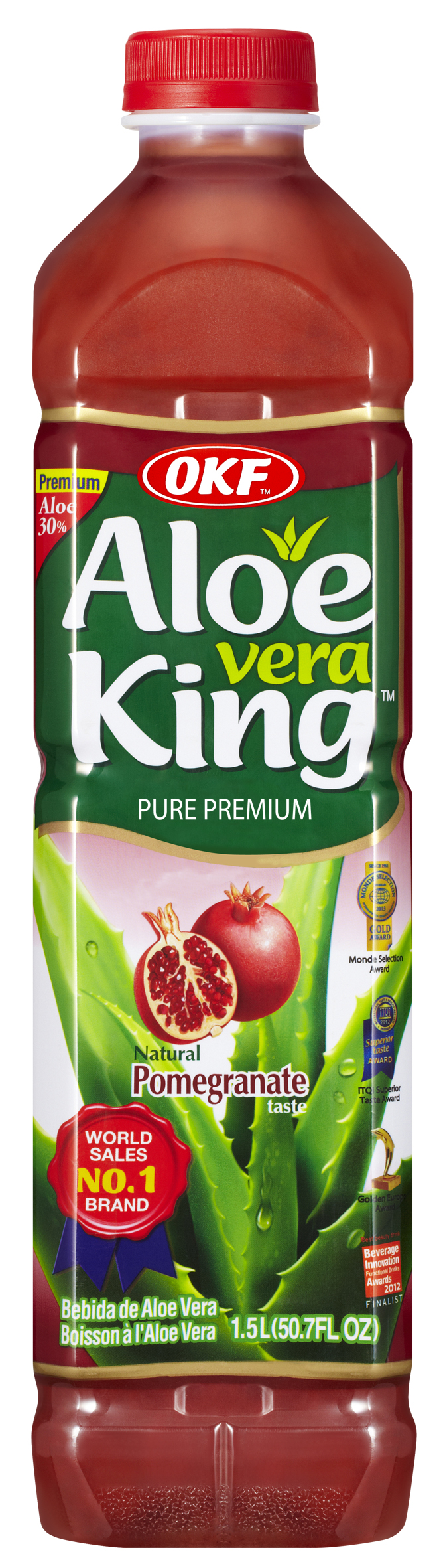 Avk040 Aloe King Pomegranate, 1.5 Liter - Case Of 12