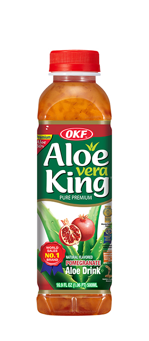 Avk340 Aloe King Pomegranate, 500 Ml. - Case Of 20