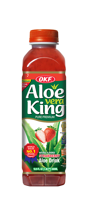 Avk350 Aloe King Strawberry, 500 Ml. - Case Of 20