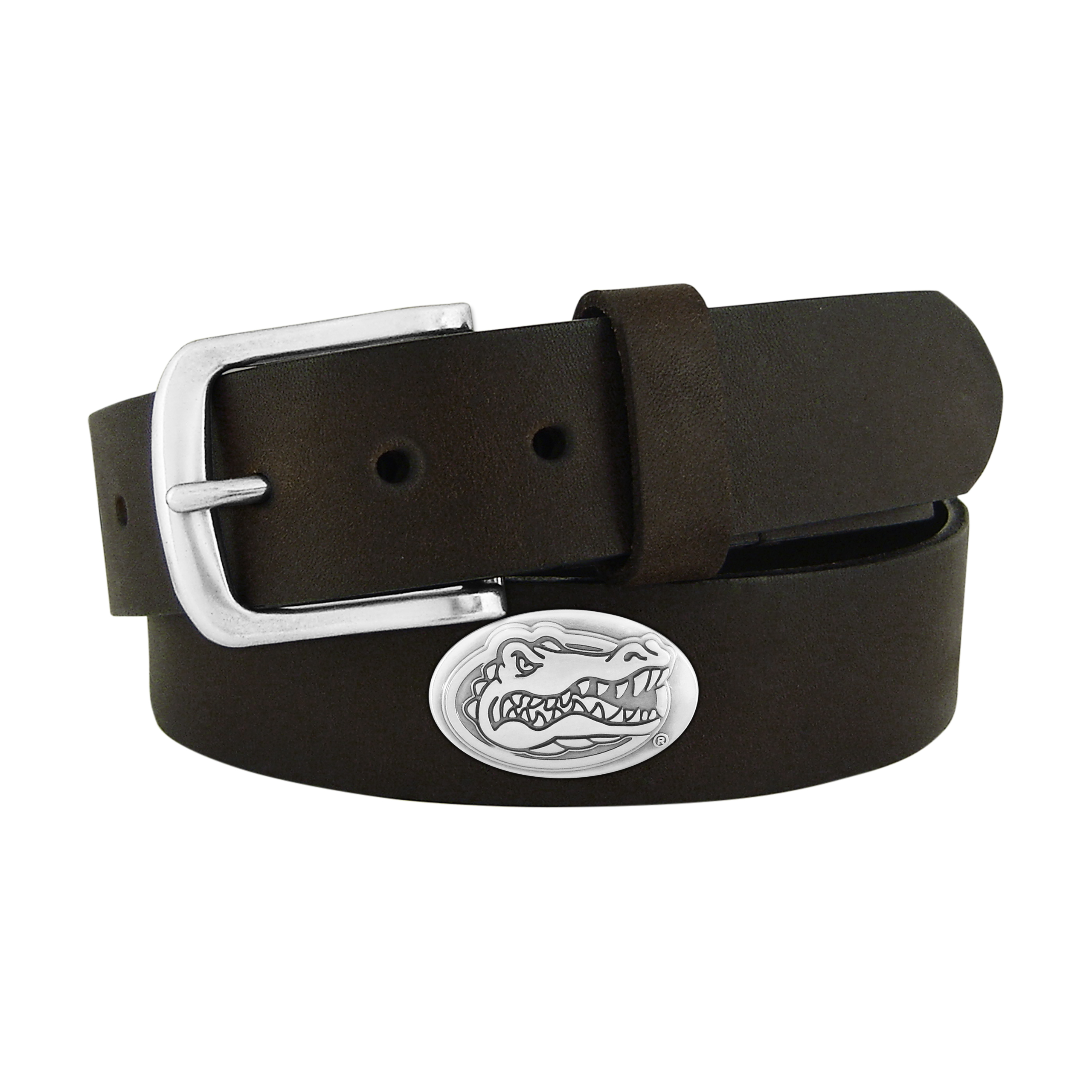 UPC 616424070200 product image for UFL-BOLP-BRW-44 Florida Gators Concho Emblem Brown Belt Size 44 | upcitemdb.com