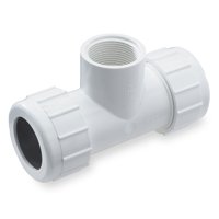 Cpt-0750-t Pvc Compress Tee Thread 0.75 In.