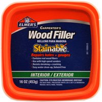 Elmers Products E891 Stainable Wood Filler Tube, Pint