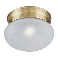 F14ab01-8063-3l 1 Light Flush Antique Brass Ceiling Fixture