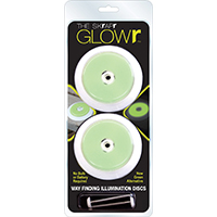Handy Home Glowrdu Glower Illuminated Discs 2.5 In. Green