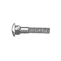 Hd32020rp 0.37 X 2 In. Carriage Bolt