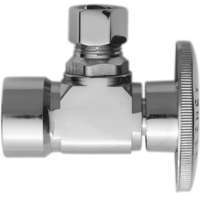 K2048abnlf 0.5 Fip X 0.38 O.d Angle Valve, Brushed Nickel