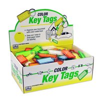 Hy-ko Products Kb140-100 Keytag With Beaded Chain 100 Pack