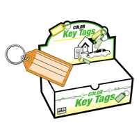 Hy-ko Products Kb143-100 Easy Open Keytag With Ring