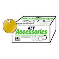 Hy-ko Products Kb148 Large Brass Round Keytag