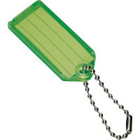 Hy-ko Products Kc140 Keytag With Beaded Chain 2 Pack