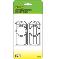 Hy-ko Products Kc142 Clear Keytag With Split Ring
