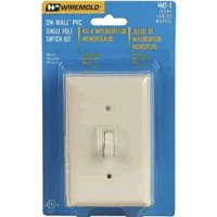 Wiremold Nmw2s Outlet Box Single Switch White