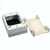 Wiremold Nmw3 1.37 In. White Deep Outlet Box