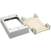 Wiremold Nmw35 1.75 In. White Extra Deep Outlet Box