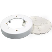 Wiremold Nmw4 White Circular Fixture Box
