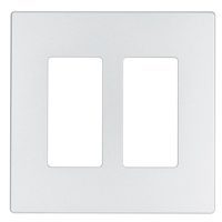 Cooper Wiring Pj262w 2-gang Unbreakable Decorator Plate, White