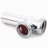 Pp1700sn Chrome End Outlet Tee, 1.5 In.