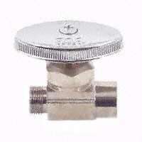 Pp20062lf Straight Water Supply Line Valve Chrome, 0.5 X 0.37 In.
