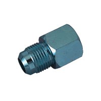 Dormont 5/8 In. OD Flare x 1/2 In. FIP Zinc-Plated Carbon Steel Adapter Gas Fitting