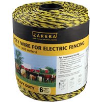 Pw1320y6-z 0.25 Mile Poly Fence Wire