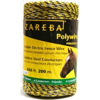 Pw656y6-z 656 Ft. Yellow Poly Fence Wire, 6 Strand
