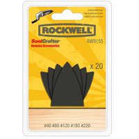 Rockwell Rw9155 Sandpaper Assorted 20 Piece