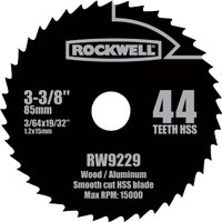 Rockwell Rw9229 High Speed Steel Blade Versacut 44 Teeth