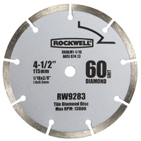 Rockwell Rw9283 Segmented Diamond Saw Blade