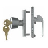 Hampton - Wright Products Vk670 Keyed Knob Latch-aluminum 0.75 To 3 In.