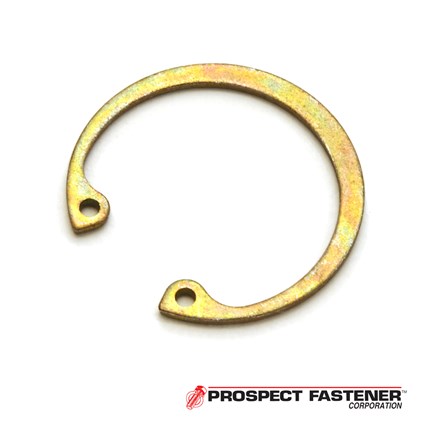 Ho-156st Zd 1.56 In. Diameter Internal Retaining Ring .062 In. Thick Carbon Steel Zinc Yellow Pack - 10 Pieces
