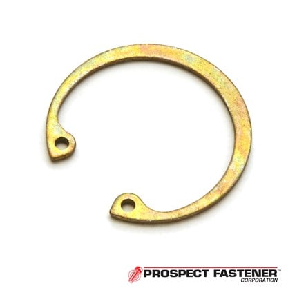 Ho-100st Zd 1 In. Diameter Internal Retaining Ring .042 In. Thick Carbon Steel Zinc Yellow 25 Pieces