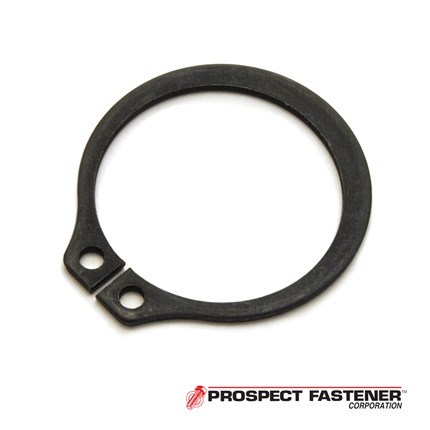 Dsh-75st Pd 75 Mm. External Retaining Ring Carbon Steel Black Phosphate - 5 Pieces
