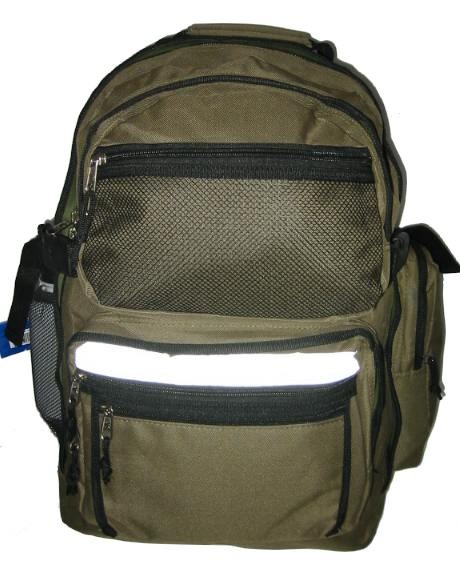 Polyester Backpack - 19 X 13 X 8 In. Olive Green