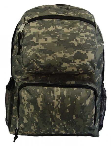 Backpack, 18 X 13 X 6 In. Acu Camouflage