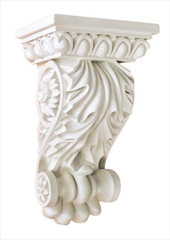 5apd10027 4.87 X 8.12 In. Decorative Acanthus And Egg And Dart Corbel