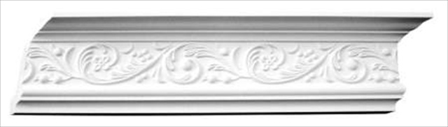 5apd10061 94.5 X 4.5 In. Floral Crown Moulding