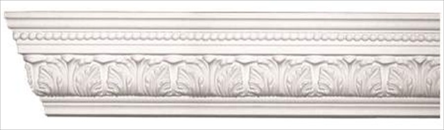 5apd10072 94.5 X 3.75 In. Acanthus And Dots Crown Moulding