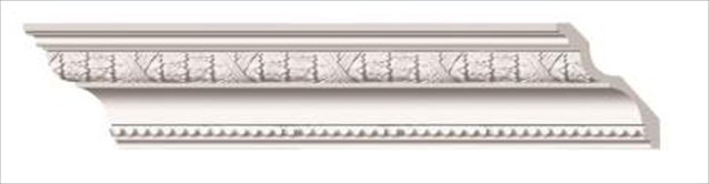 5apd10083 96 X 4.62 In. Laurel Leaves And Ribbon Crown Moulding