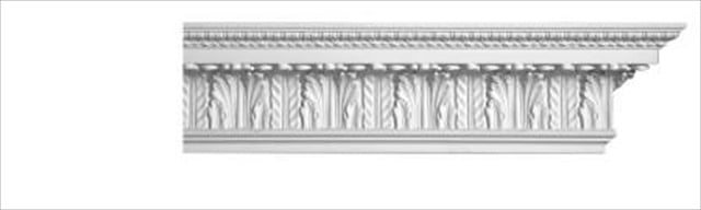 5apd10103 96 X 6.93 In. Acanthus And Lambs Tongue Crown Moulding