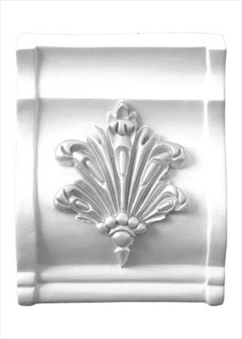 5apd10118 4.75 X 4.75 In. Center Block For Floral Crown Moulding